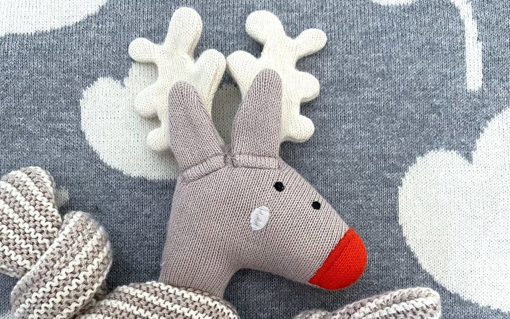 Christmas gifts for kids including soft toys by Sophie Home as pictured