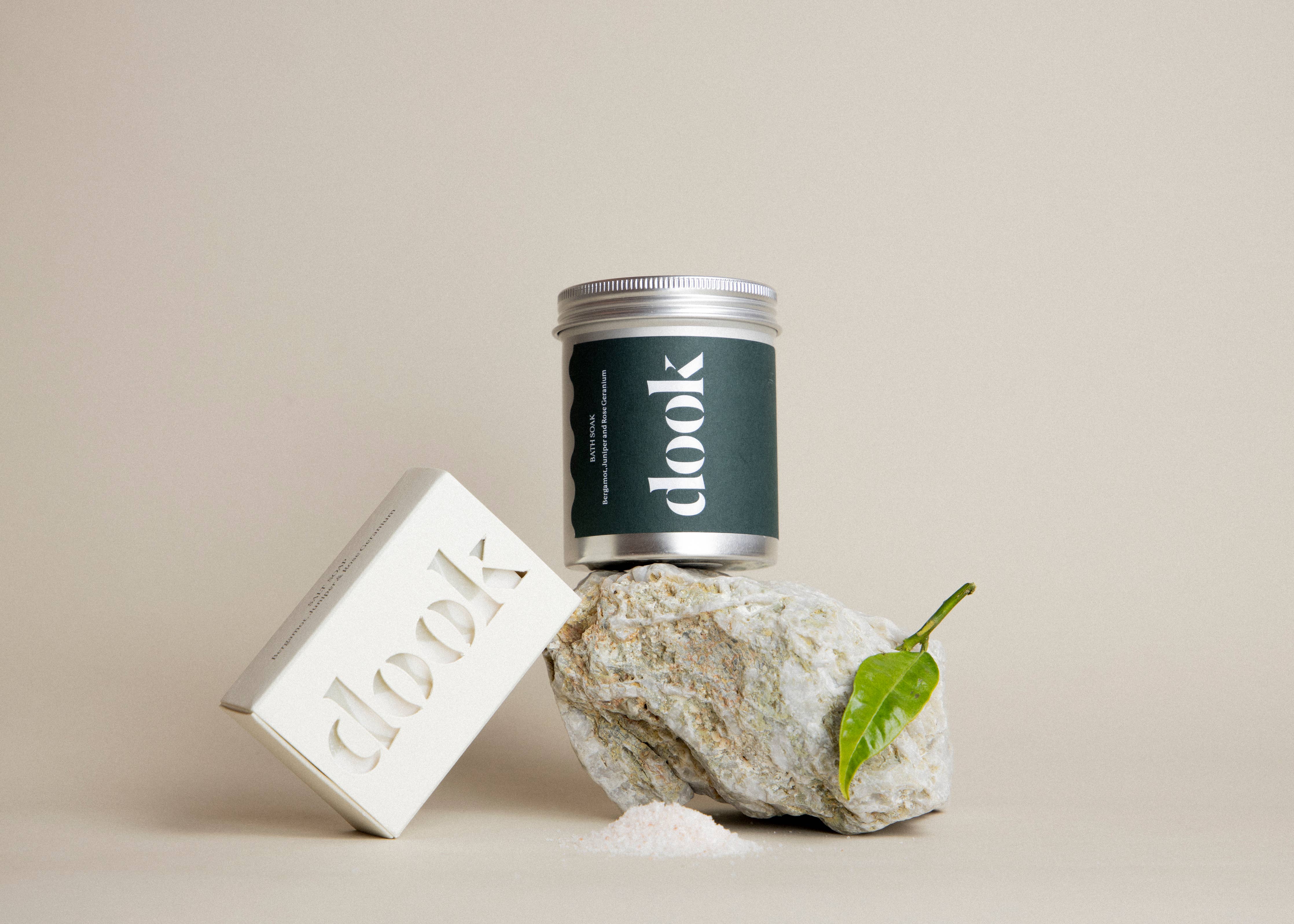 Dook 200g Tin Bath Soak - Bergamot, Juniper & Rose Geranium - Lifestory