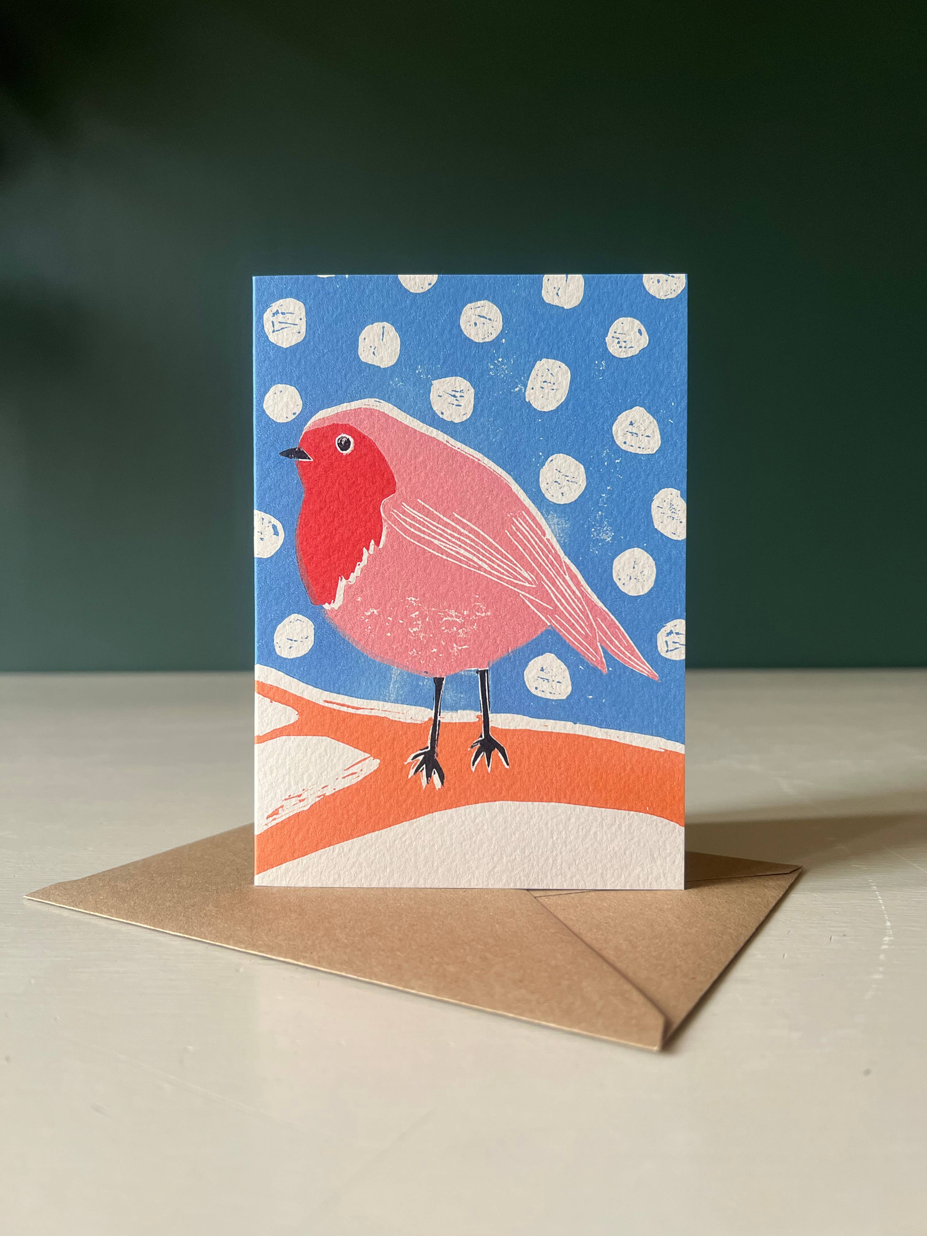Robin Christmas Holiday Greeting Card - Lifestory
