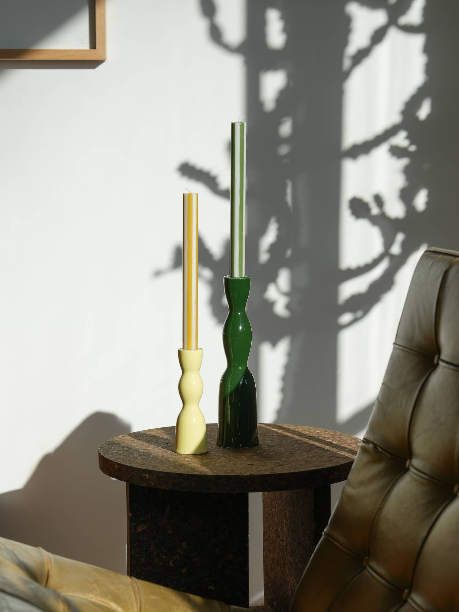 YOD&CO Stripe Dinner Candle Set of 4 - Lifestory