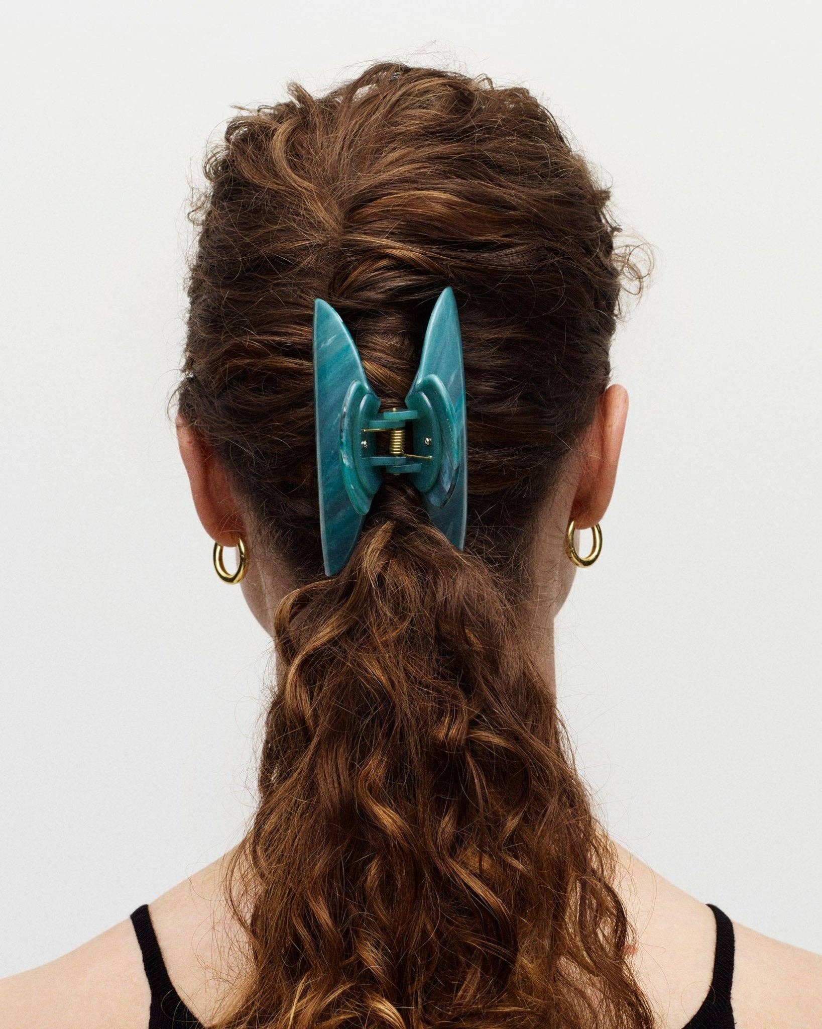 MACHETE Grande Heirloom Claw in Sea Shell Checker Acetate - Lifestory