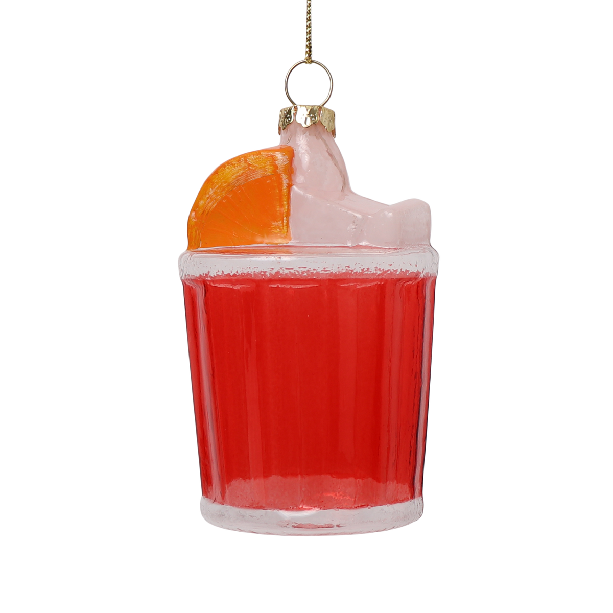 Negroni Glass Hanging Decoration by studio THIE