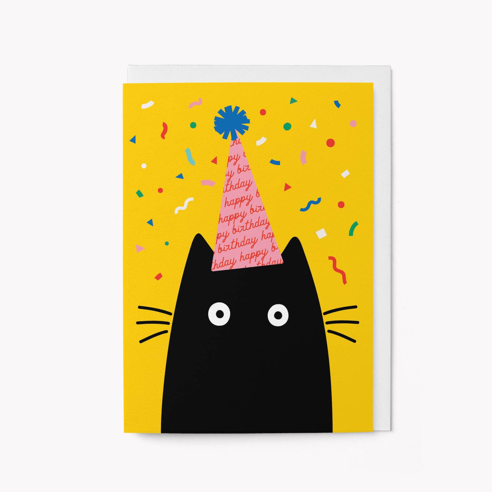 Birthday Cat Card | Blank | by Graphic Factory