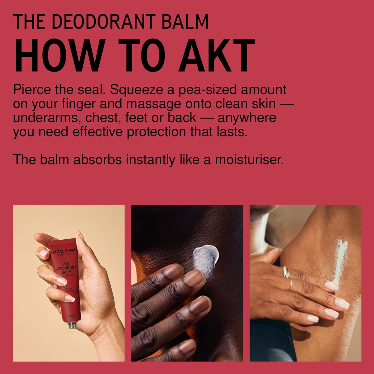 AKT Deodorant Balm Santal Nomad (Ltd Run) - Aluminium-Free & Vegan