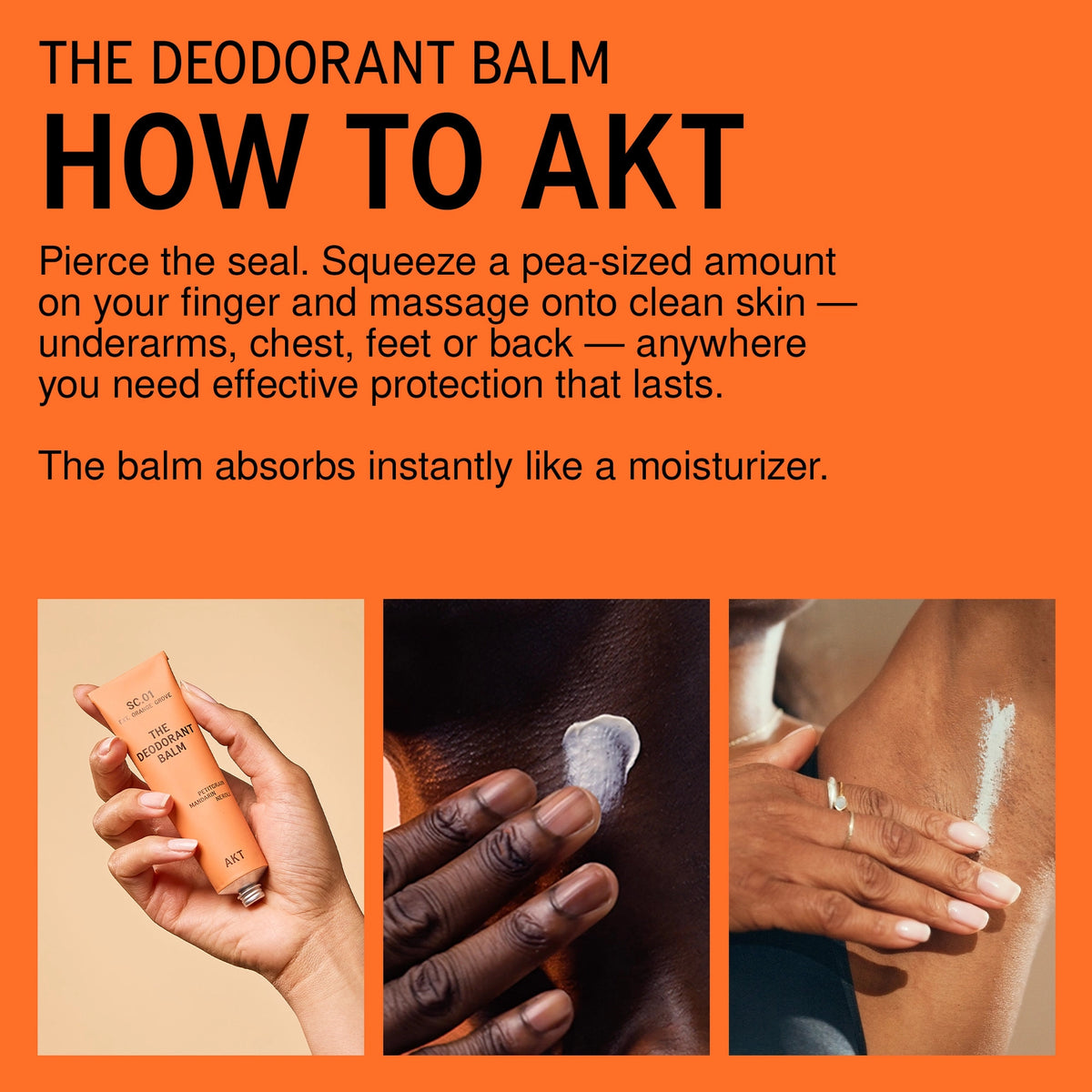 AKT Deodorant Balm The Discovery Set (5 x 5ml) - Aluminium-Free & Vegan