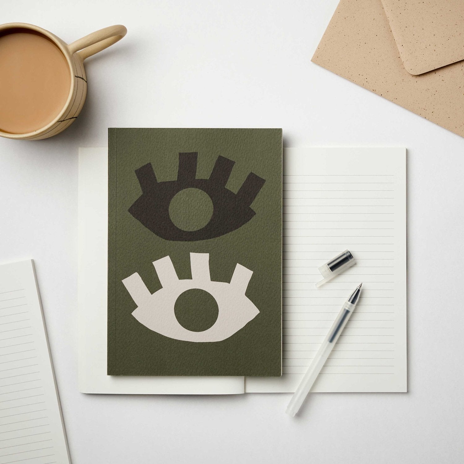 All Eyes Notebook - A5 | Ruled & Plain | by Kinshipped - Lifestory