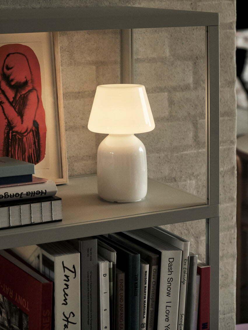 Apollo Portable Lamp | Rechargeable | Opal White | by HAY - Lifestory - HAY