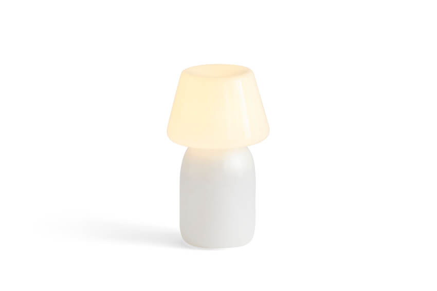 Apollo Portable Lamp | Rechargeable | Opal White | by HAY - Lifestory - HAY