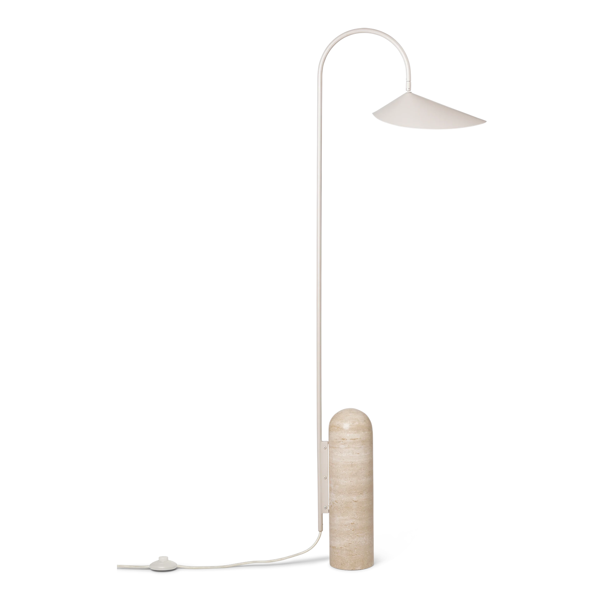 Arum Floor Lamp | Cashmere/Travertine | by ferm Living - Lifestory