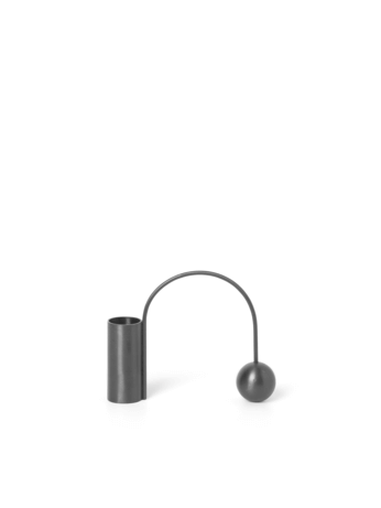 Balance Candlestick Holder | Black Brass | by ferm Living - Lifestory - ferm Living