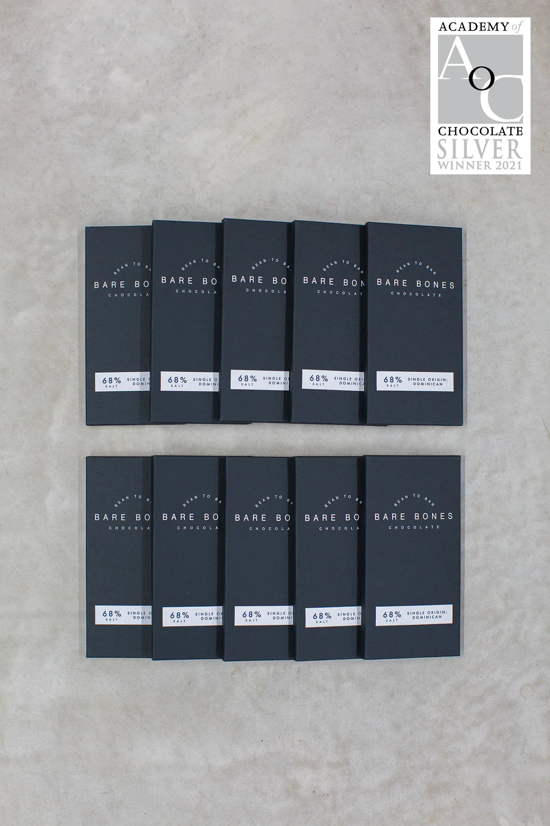 Bare Bones Dominican 68% Salted Chocolate | 70g | - Lifestory