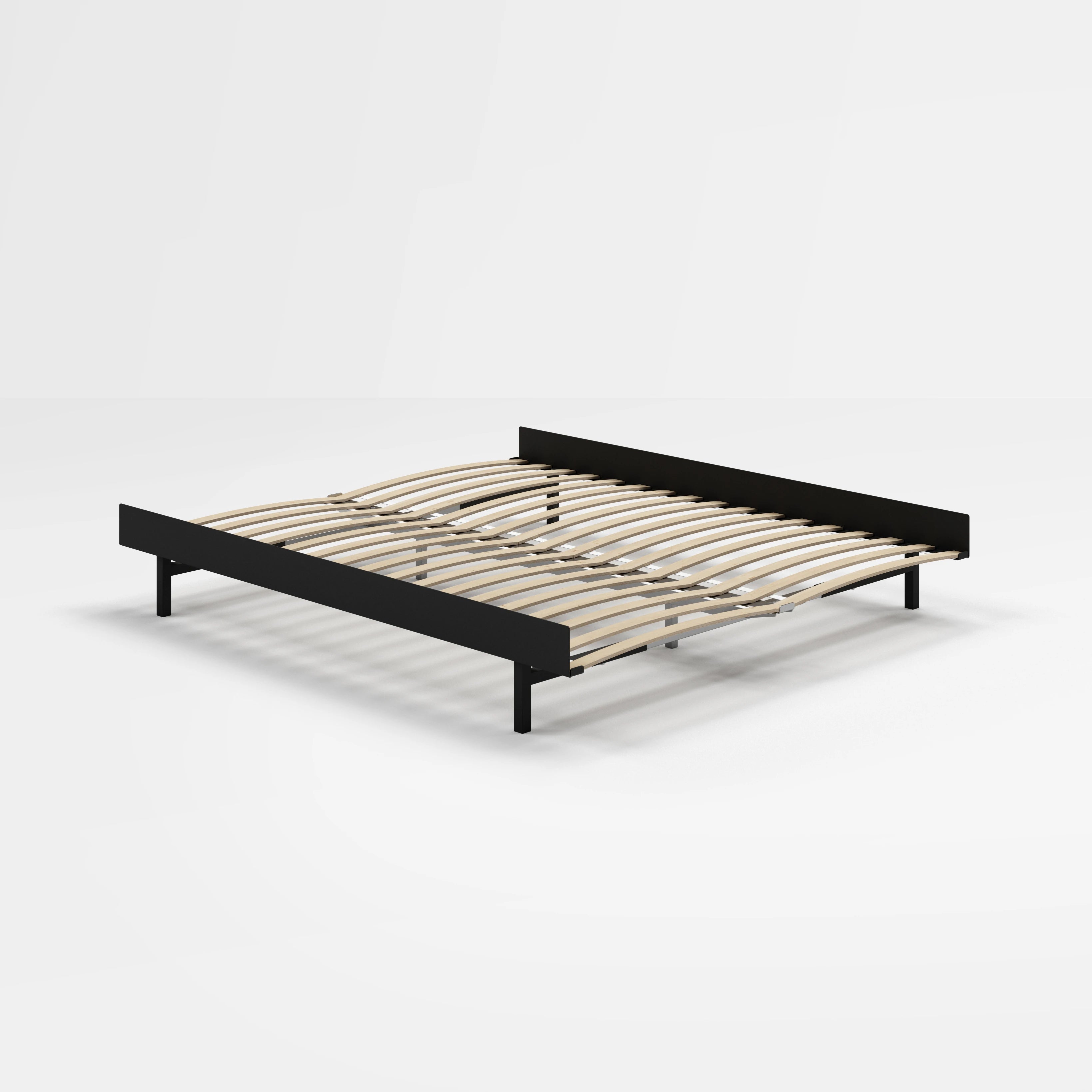 160cm bed in black by Moebe
