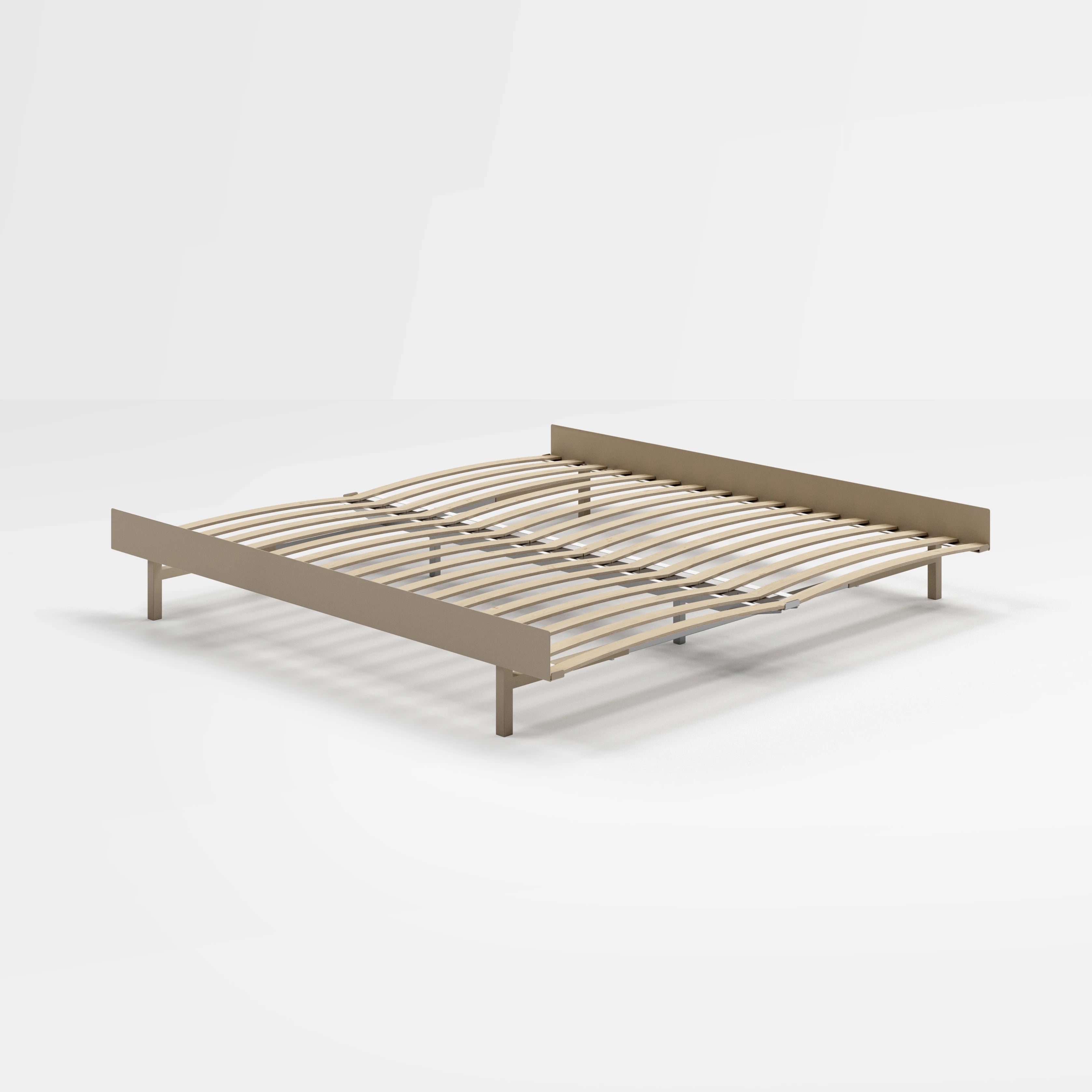 180cm low bed in Sand by Moebe