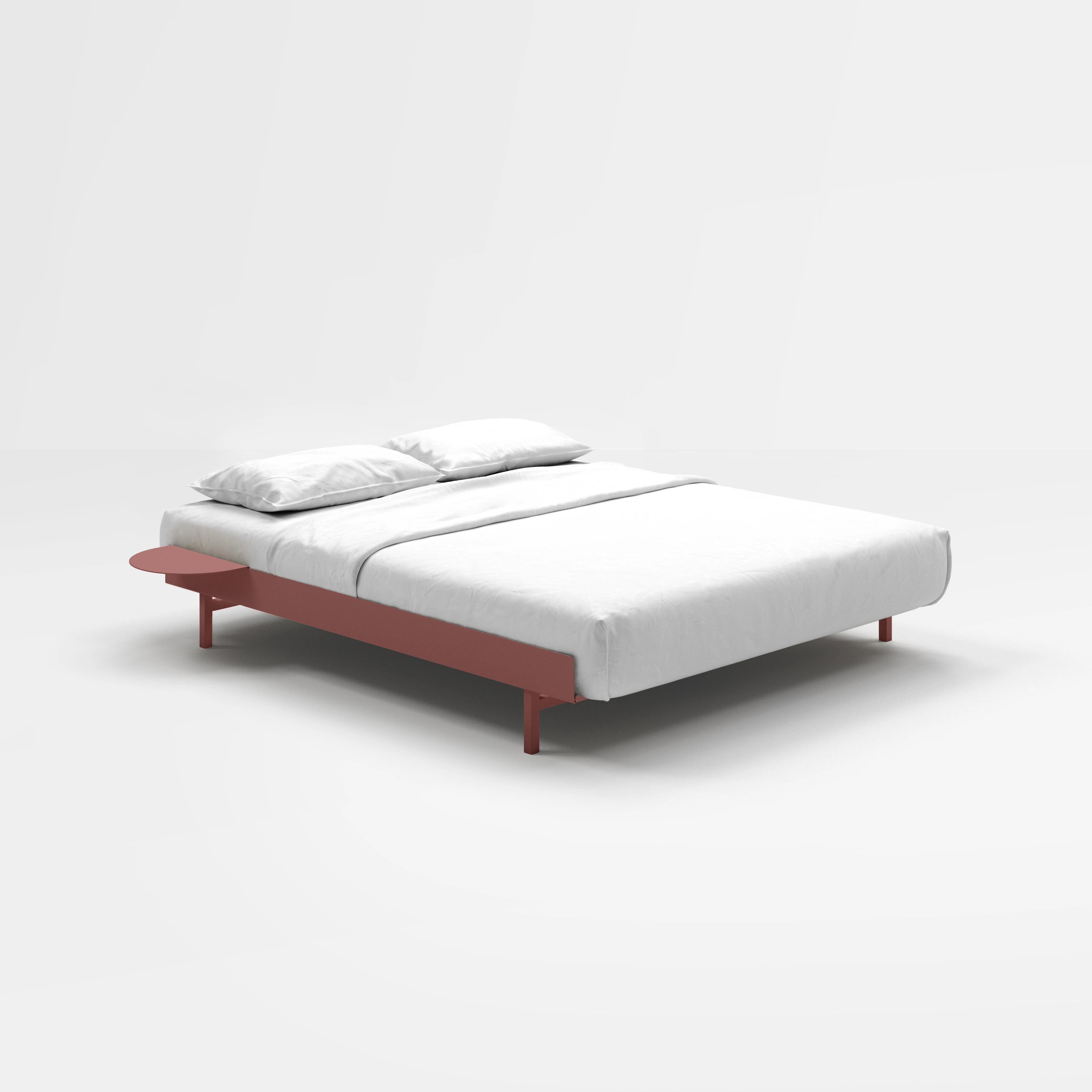 140-180cm bed in Dusty Rose by Moebe