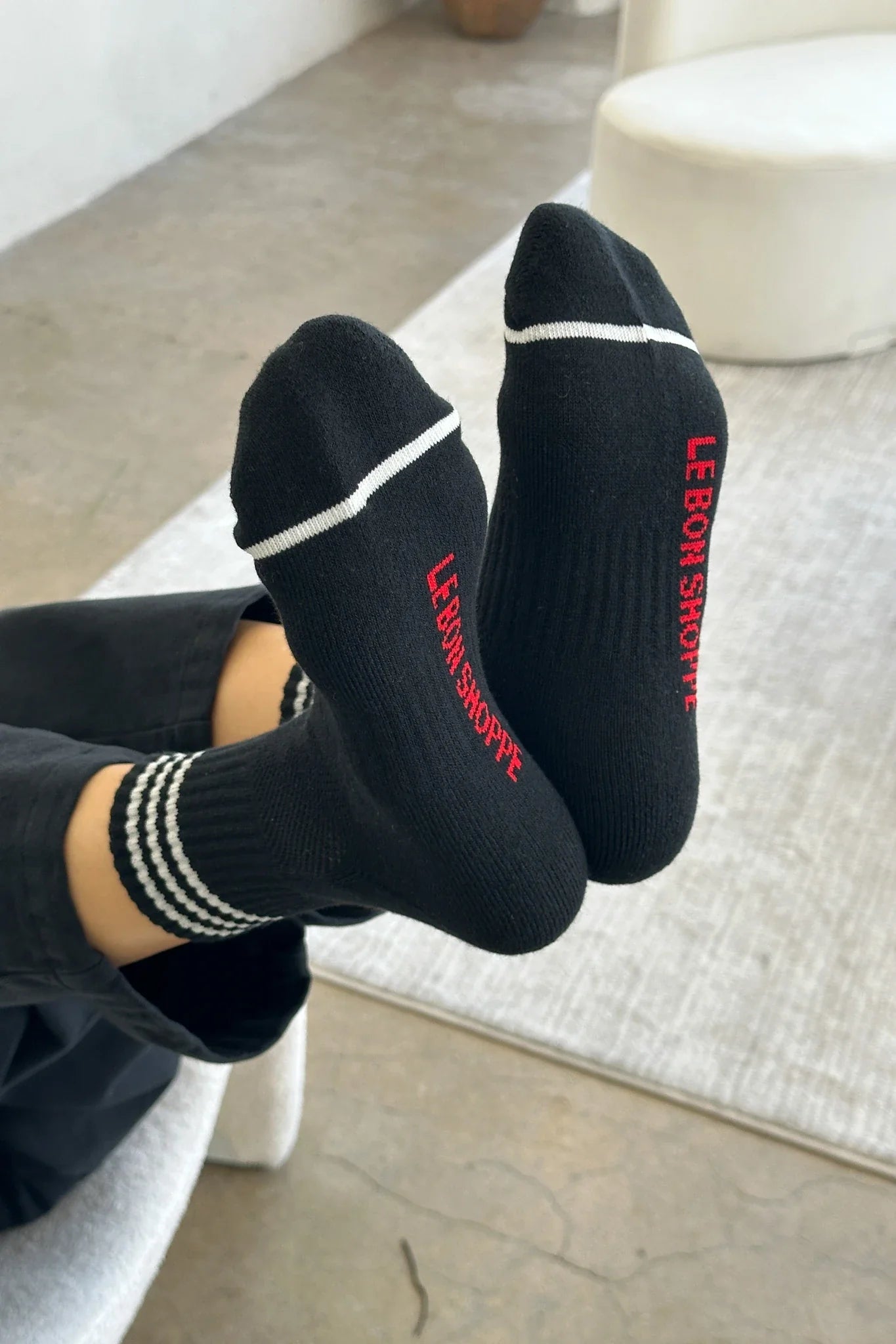 Girlfriend Socks | Black | by Le Bon Shoppe - Lifestory