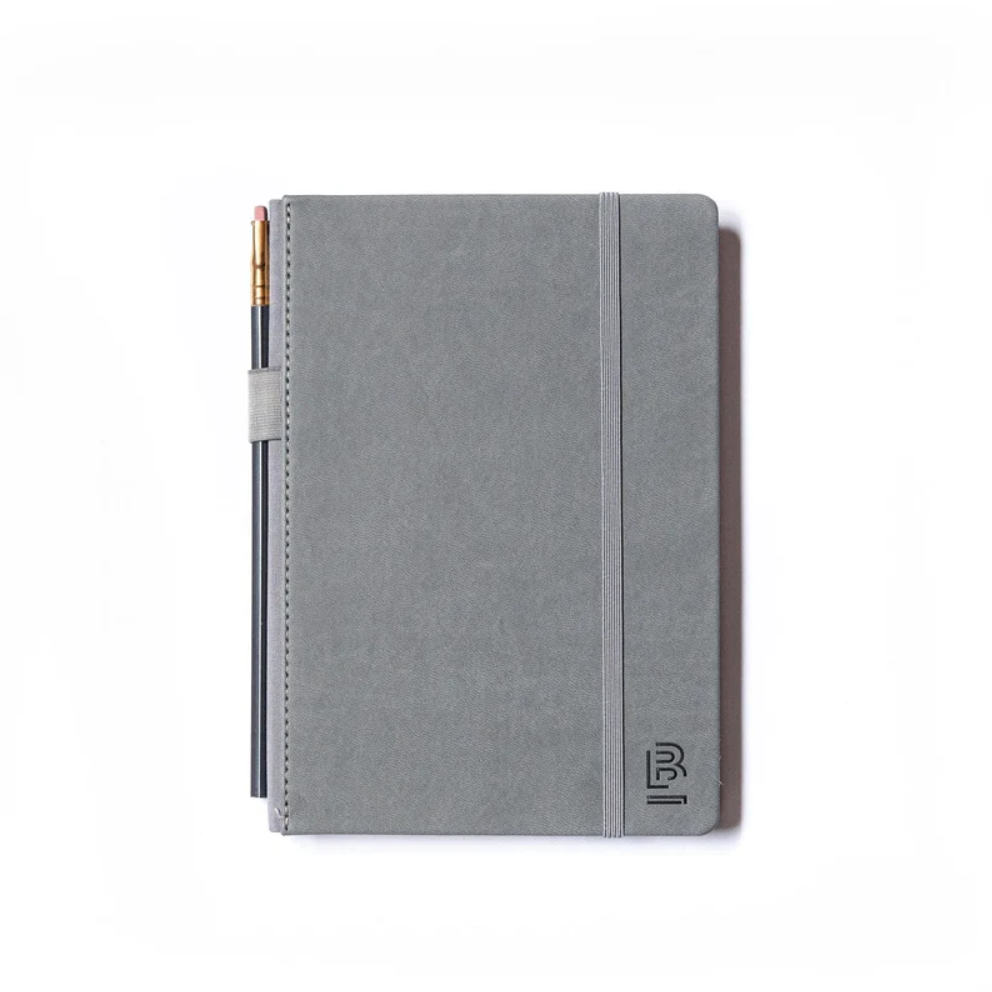 Blackwing 'Slate' A5 Notebook & 602 Pencil | Grey | Plain Pages - Lifestory