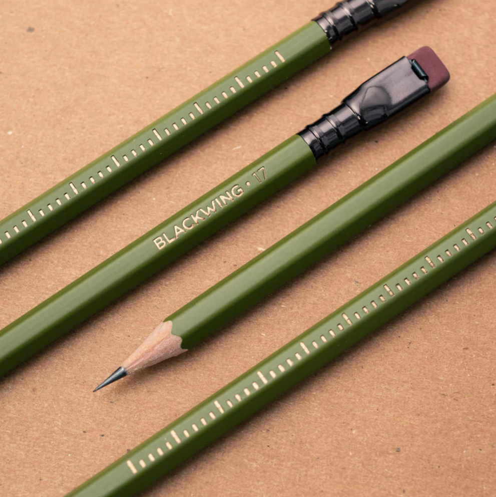 Limited Ed. Blackwing Vol.17 - The Gardening Pencil - Box of 12 | Balanced Graphite with Eraser - Lifestory