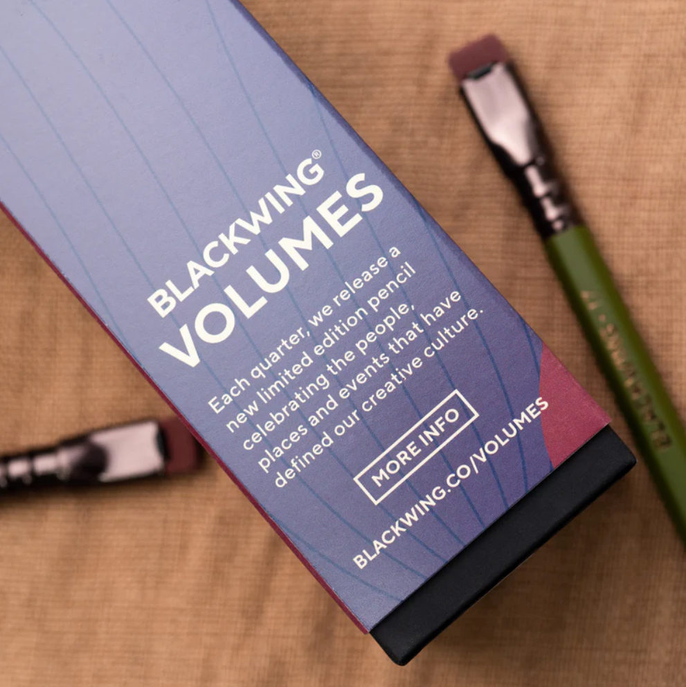 Limited Ed. Blackwing Vol.17 - The Gardening Pencil - Box of 12 | Balanced Graphite with Eraser - Lifestory