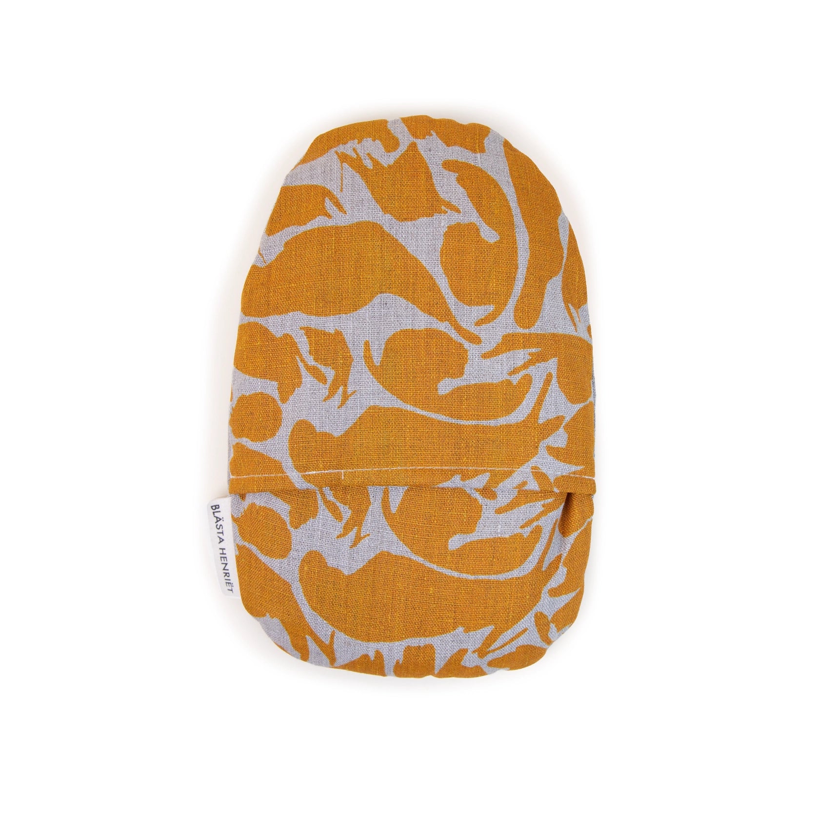 Blästa Henriët Linen Wheat & Lavender Bag Friend in yellow and natural linen patterned design