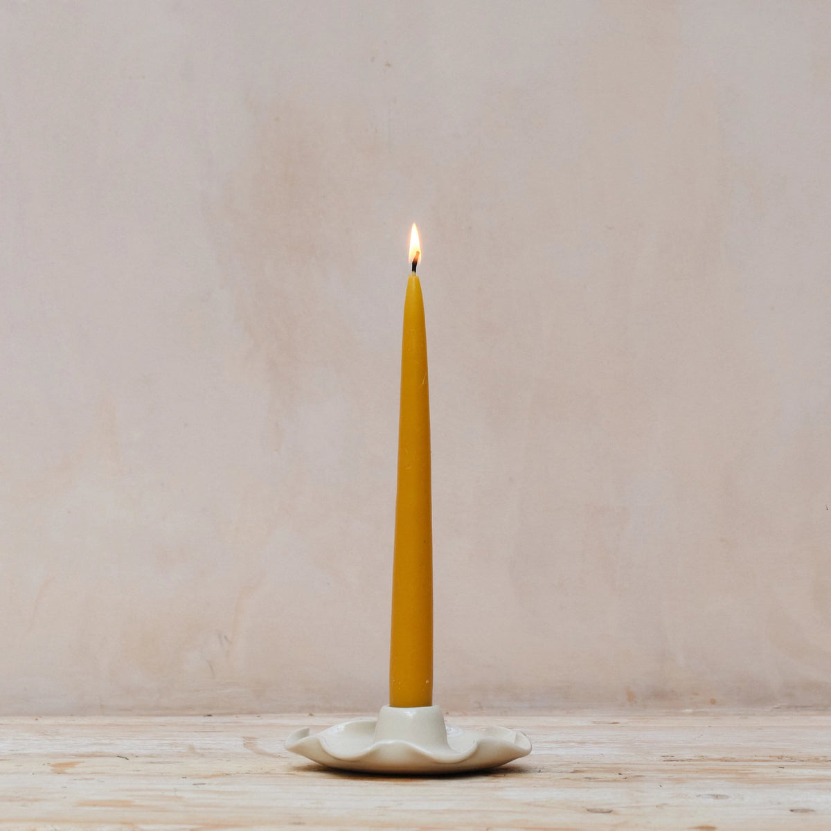 Botanique Workshop x TB Stoneware Frilly Ceramic Candle Holder