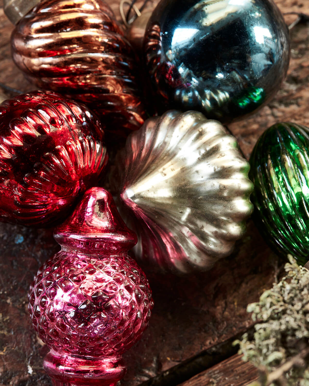 Bunch Ornaments - Set of 6 | Multi | Glass | by House Doctor - Lifestory