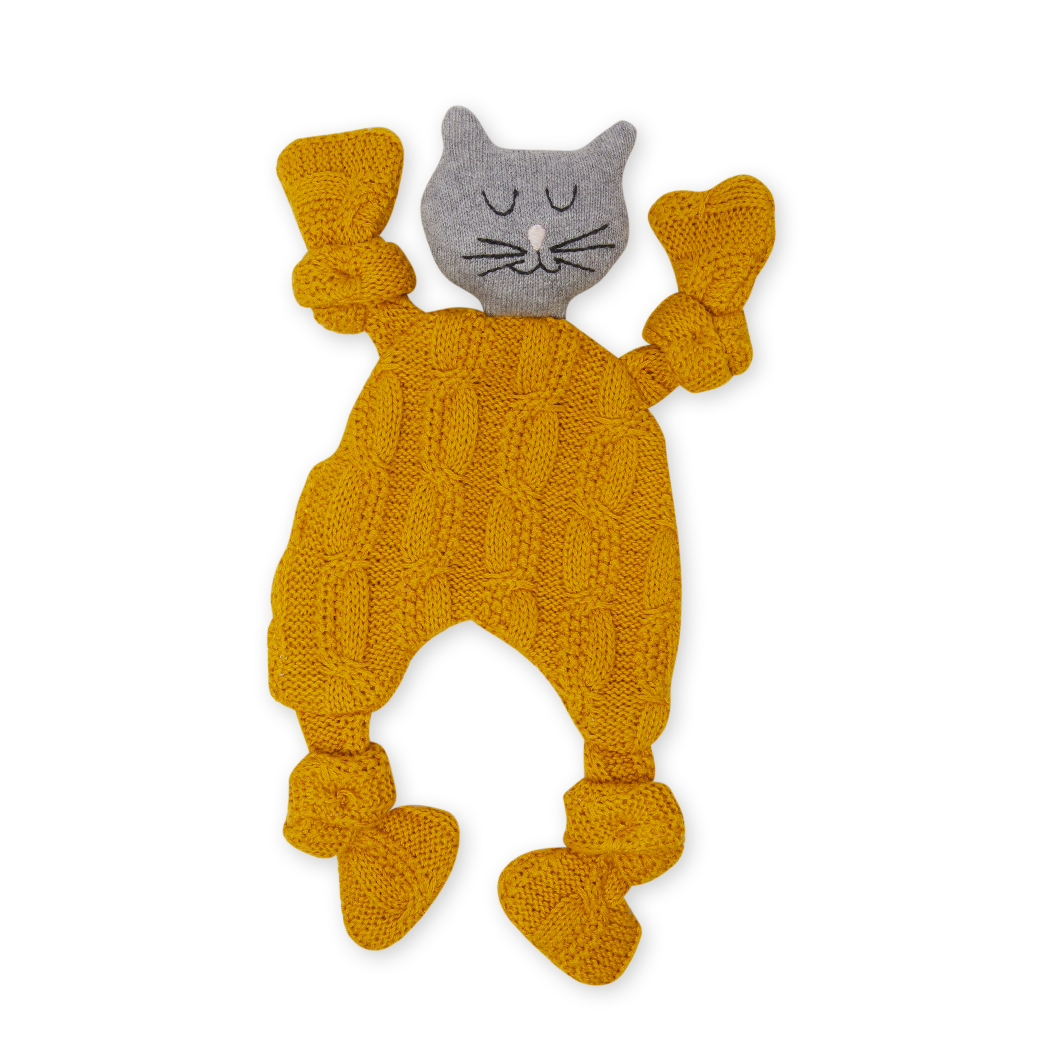 Cat Comforter Cuddle Cloth | Citrus Cable Knit | by Sophie Home - Lifestory