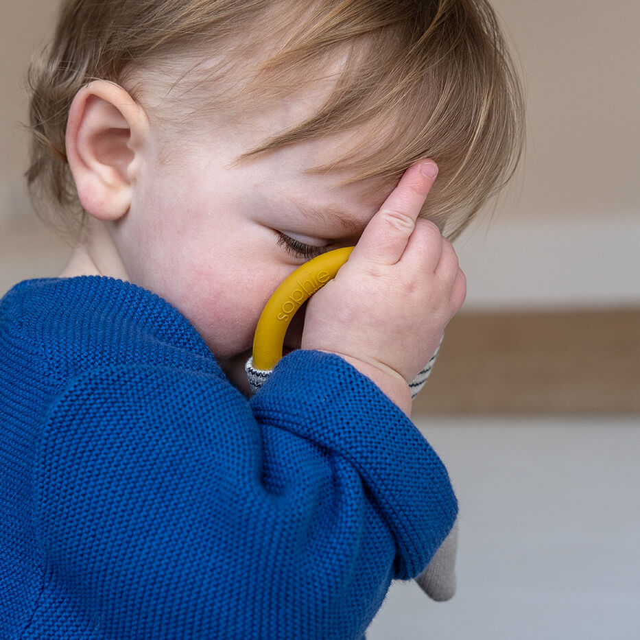 Zebra Teether Rattle | Black | Cotton & Silicone | by Sophie Home - Lifestory