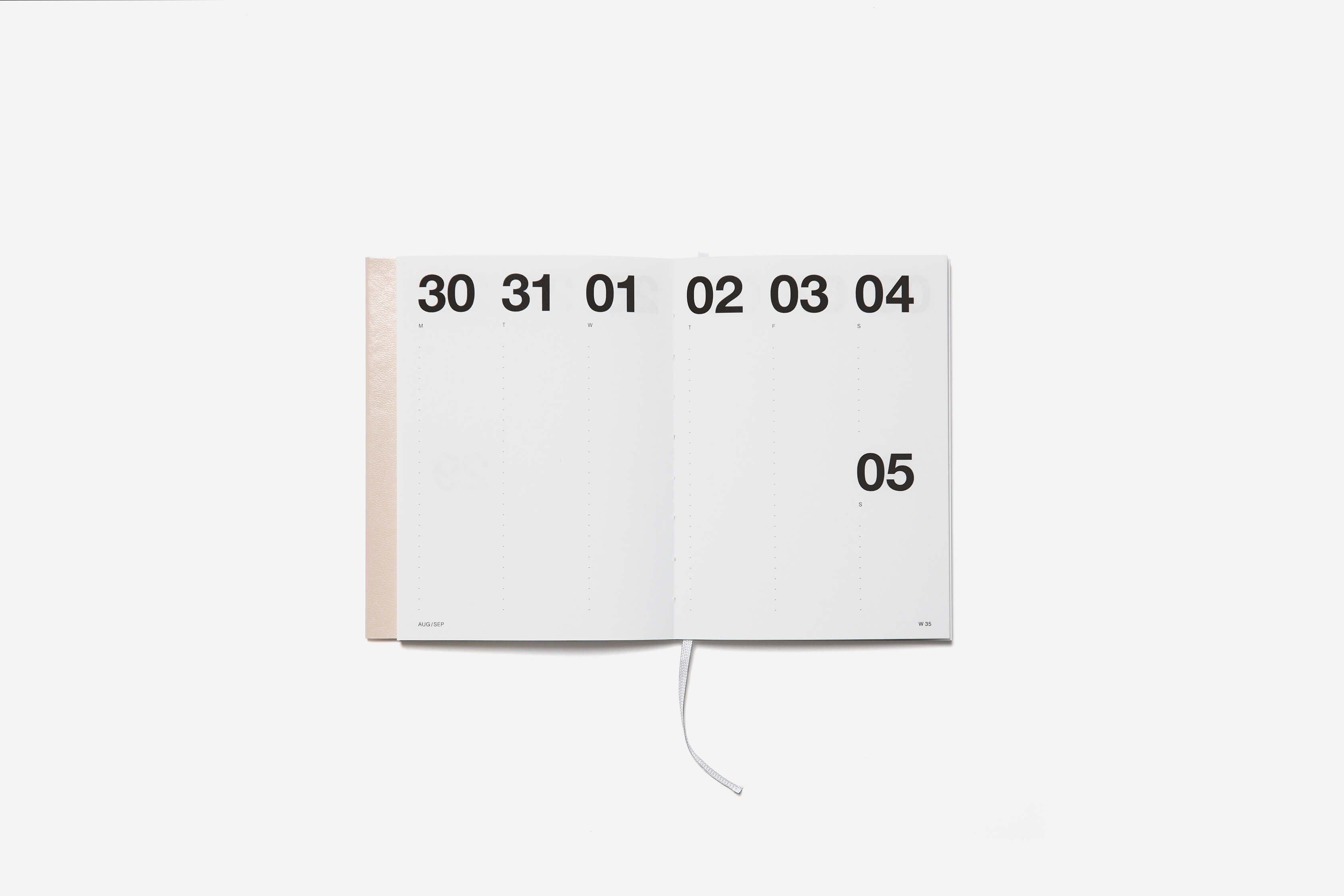 Classic Planner 2024 | Powder / Black Foil | by Marjolein Delhaas - Lifestory