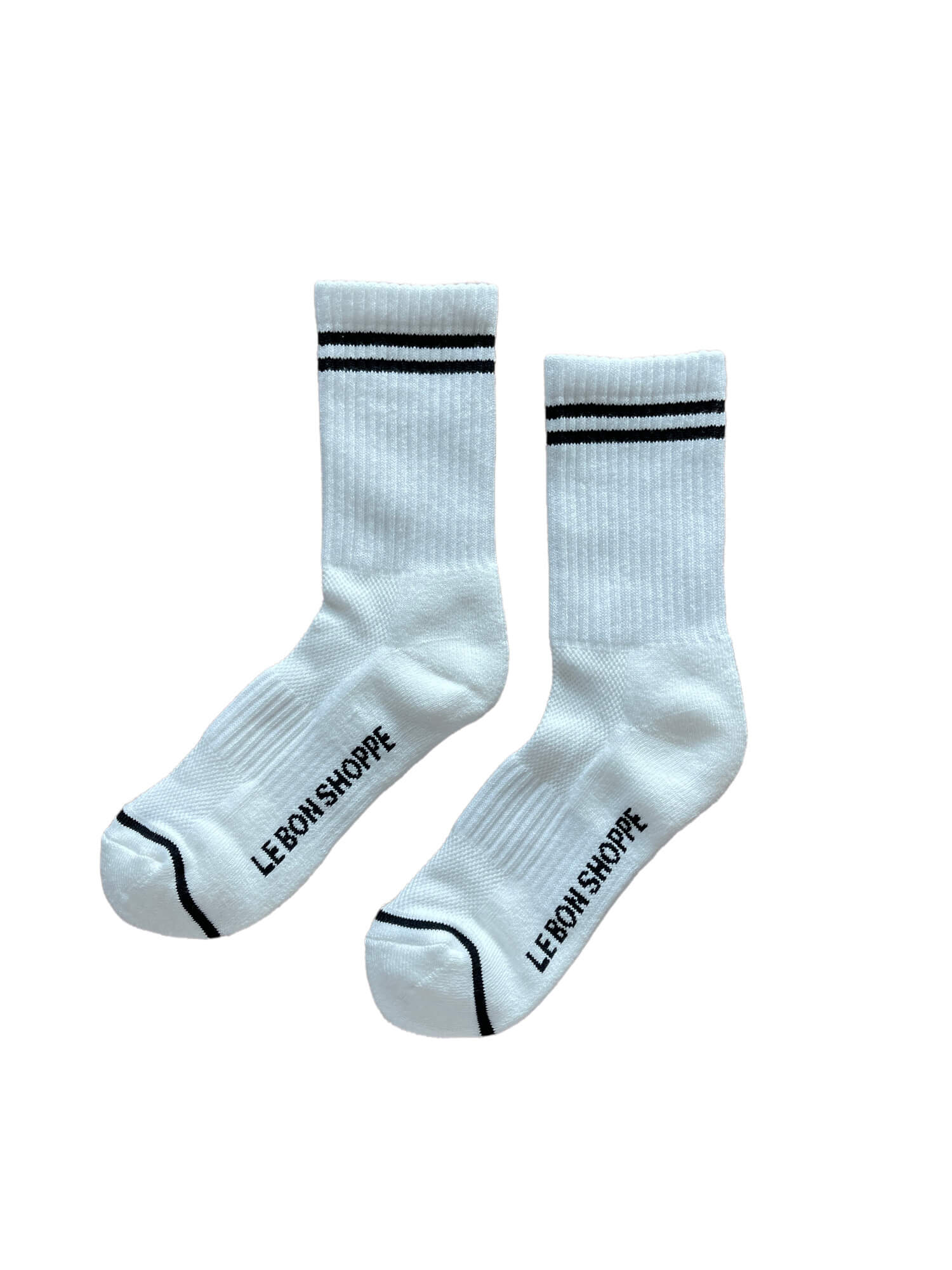 Boyfriend Socks | Classic White | by Le Bon Shoppe - Lifestory - Le Bon Shoppe