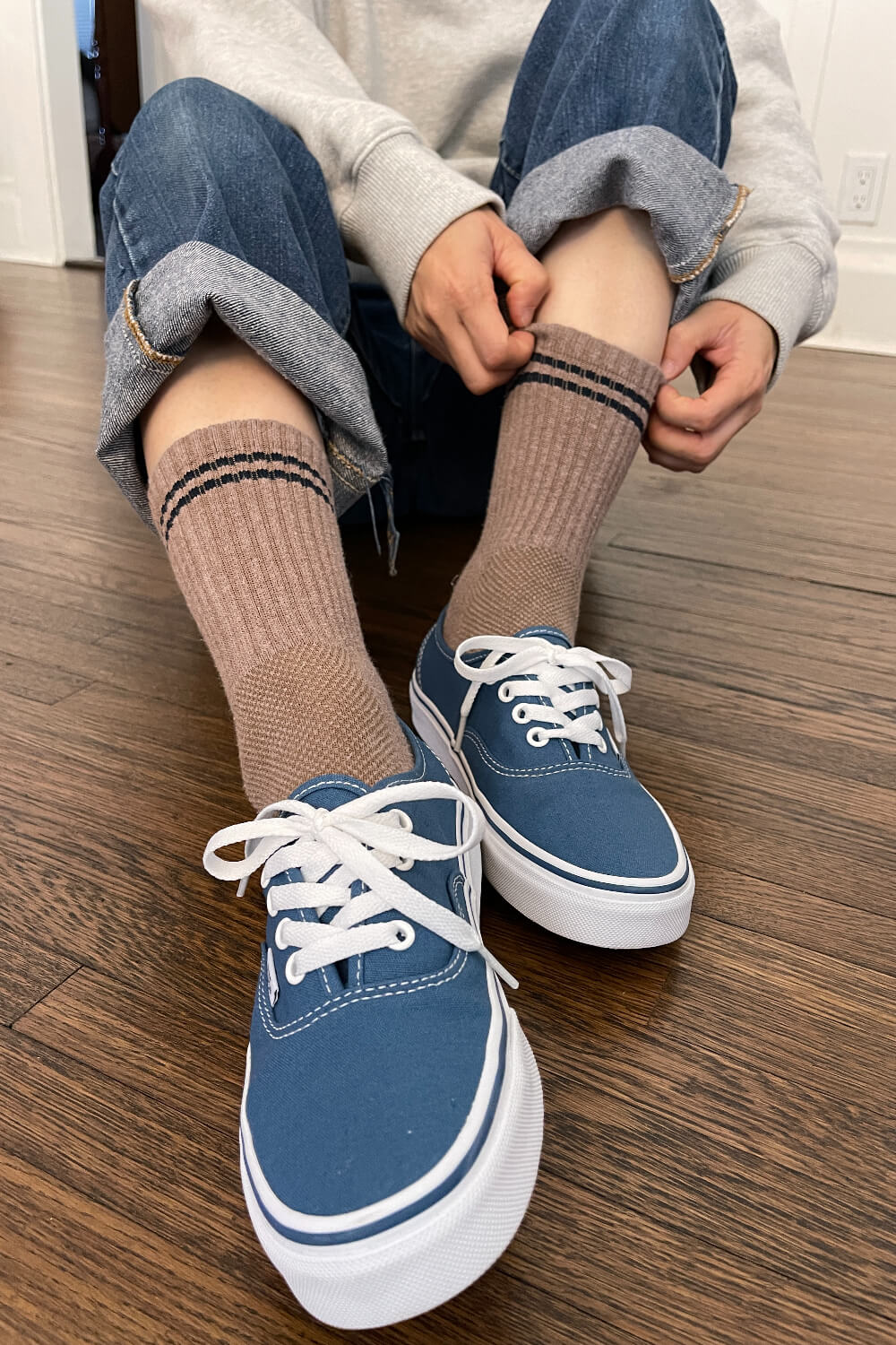 Boyfriend Socks | Cocoa - Lifestory - Le Bon Shoppe