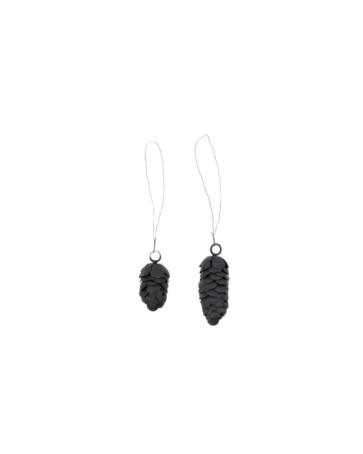 Cone Decoration - Set of 2 | Black | by House Doctor - Lifestory
