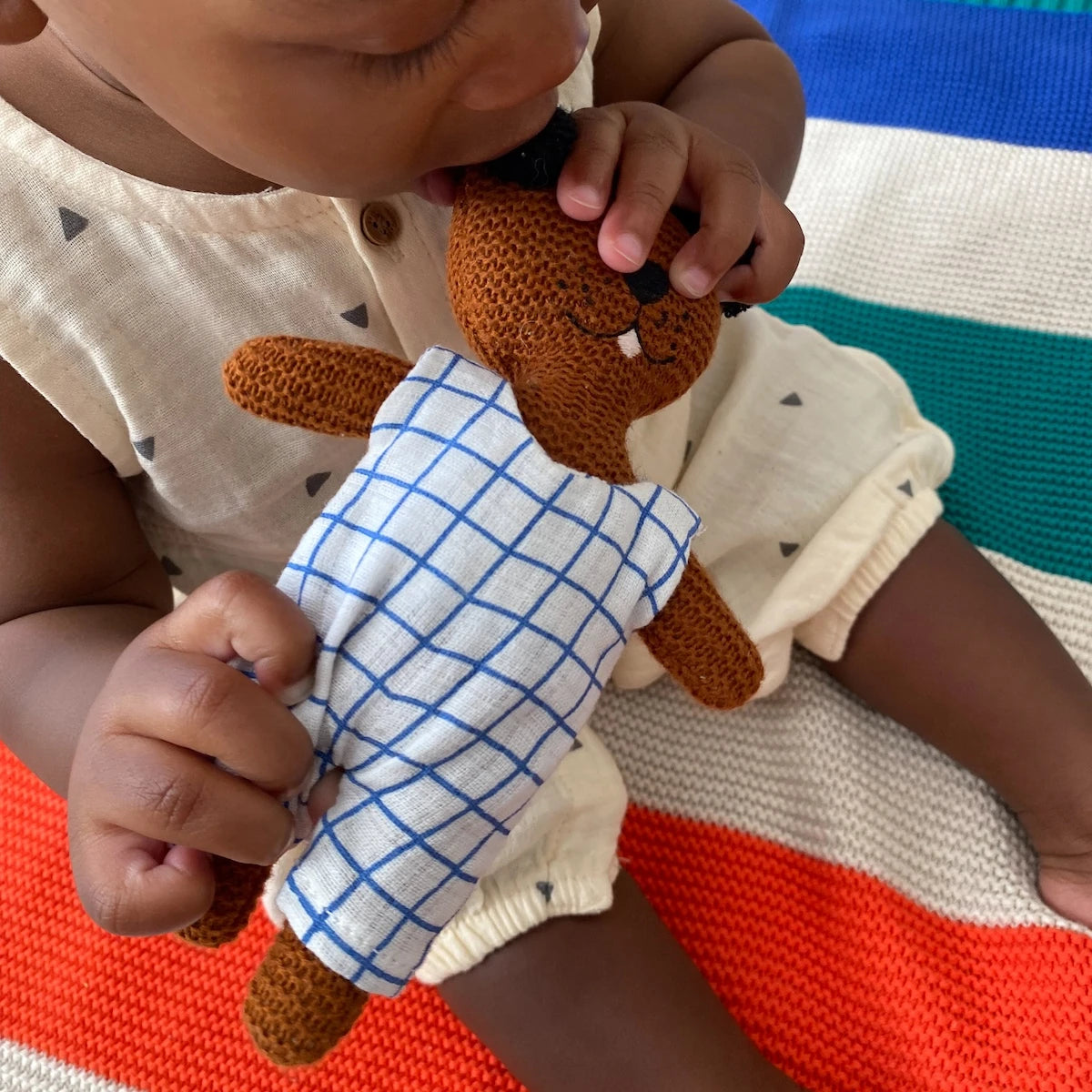 Sophie Home Cotton Knit Children's Rattle Toy - Lifestory