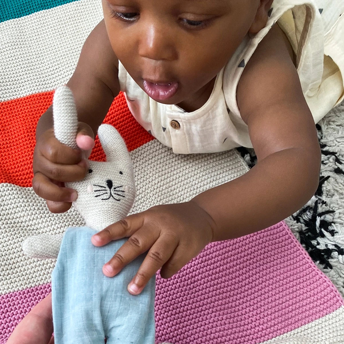 Sophie Home Cotton Knit Children's Rattle Toy - Lifestory