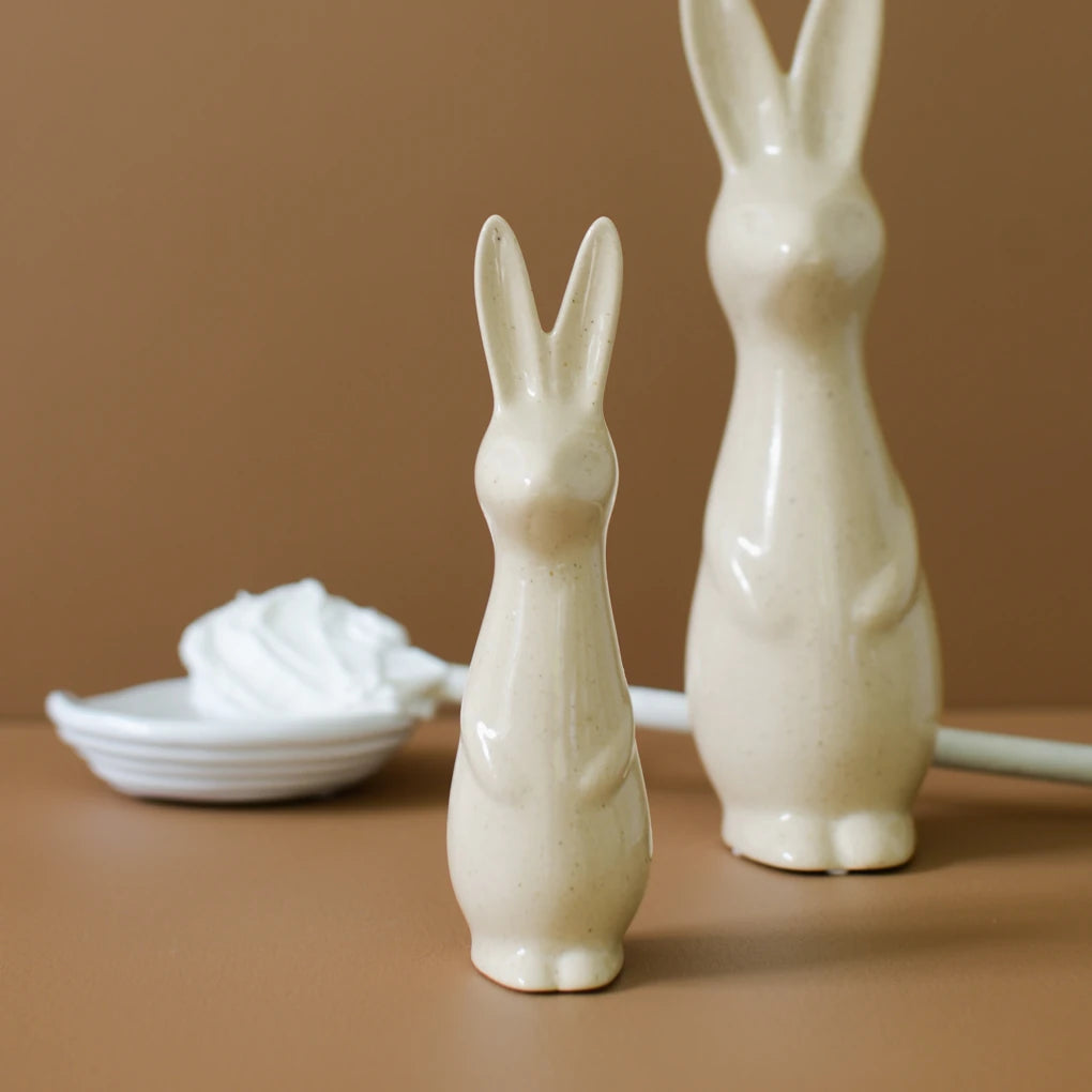 Swedish Rabbit in Vanilla Glazed Ceramic by DBKD - Lifestory