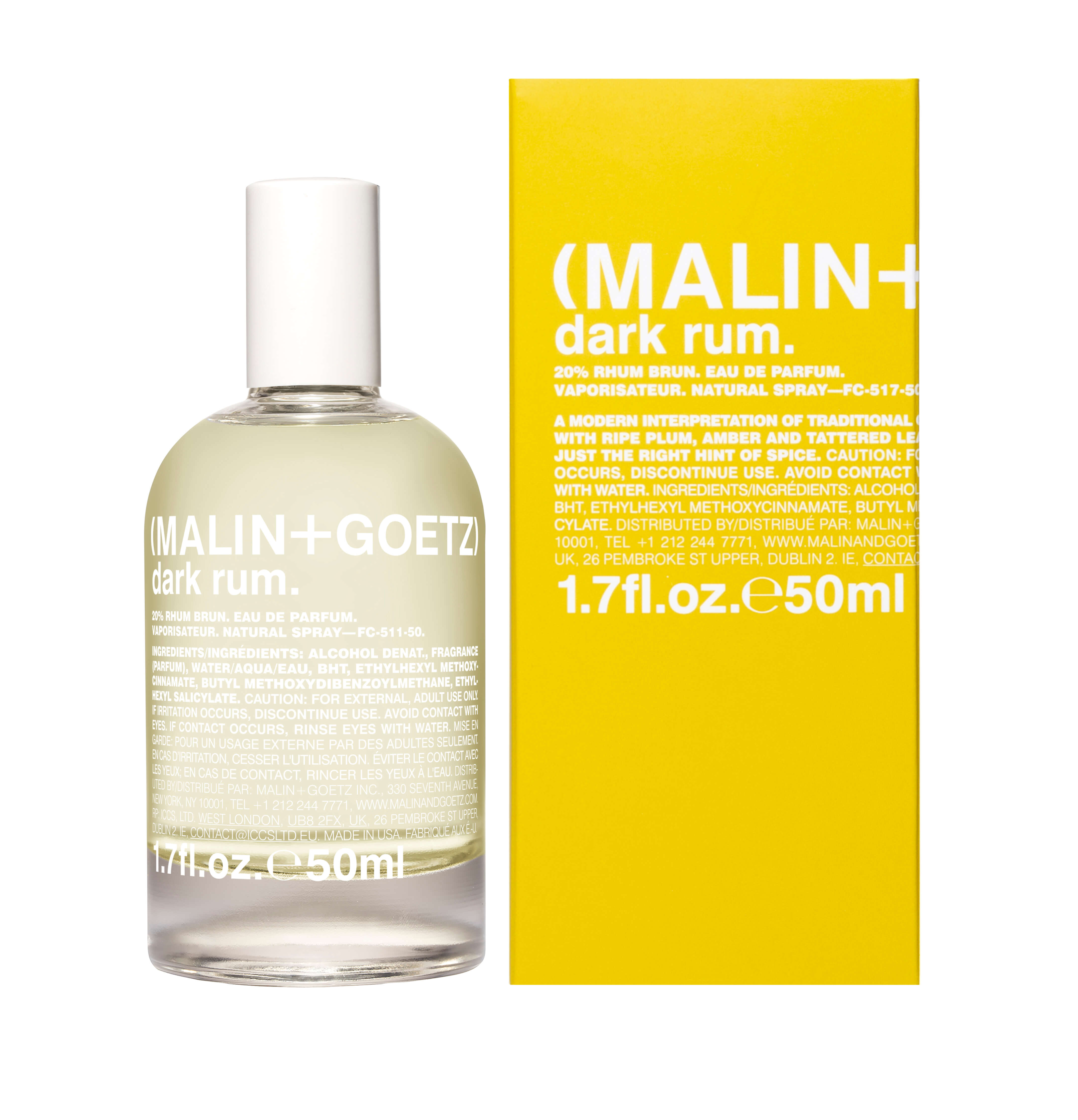 Dark Rum Eau De Parfum | 50ml | by Malin+Goetz - Lifestory
