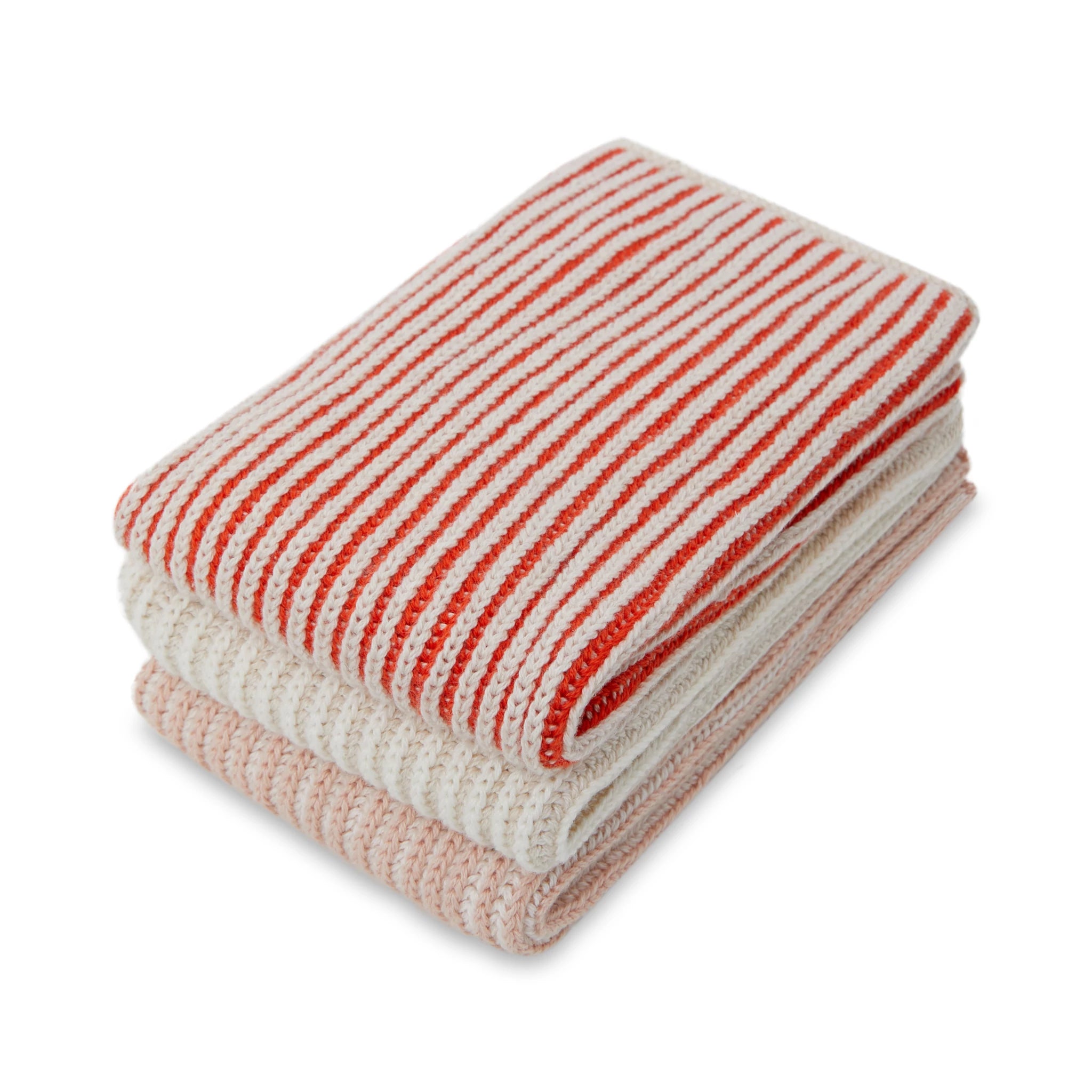 Reusable Dish Cloths | Set of 3 | Ribbed Pink | by Sophie Home - Lifestory