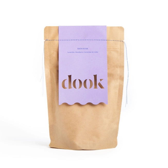Dook 400g Bag Bath Soak - Lavender, Mandarin, Coriander & Cedar - Lifestory