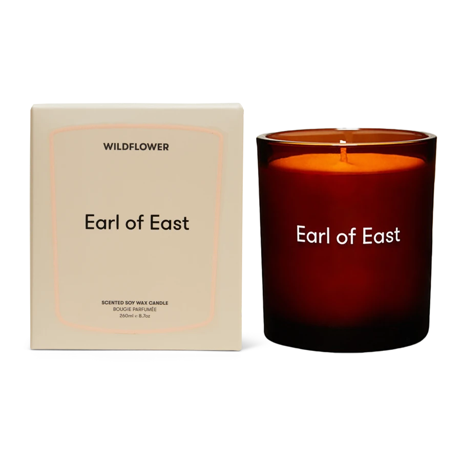 Earl of East Wildflower Soy Wax Candle - 260ml | Jasmine, Rose Geranium & Gardenia - Lifestory