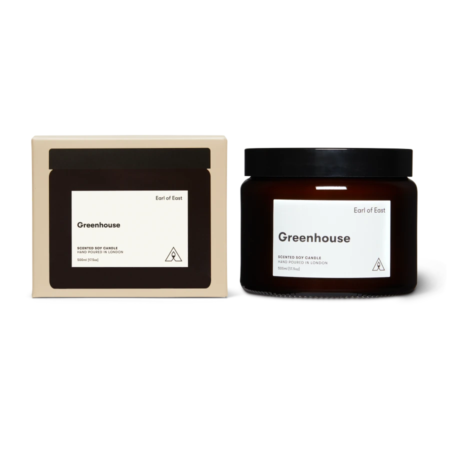 Earl of East Strand Soy Wax 3-Wick Candle - 500ml | Birchwood, Bay Leaf & Mandarin Rind - Lifestory