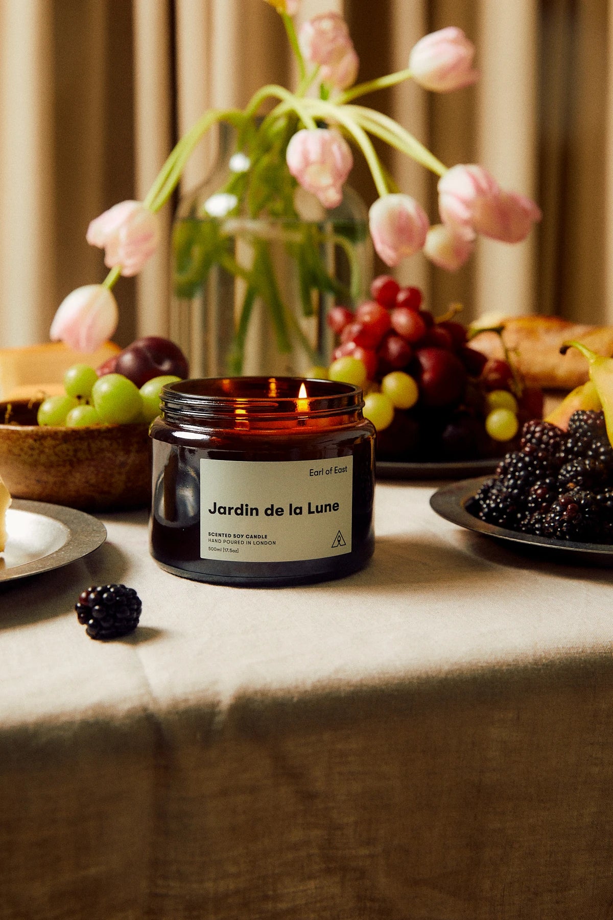 Jardin De La Lune | Large Soy Wax Candle | 500ml | by Earl of East - Lifestory