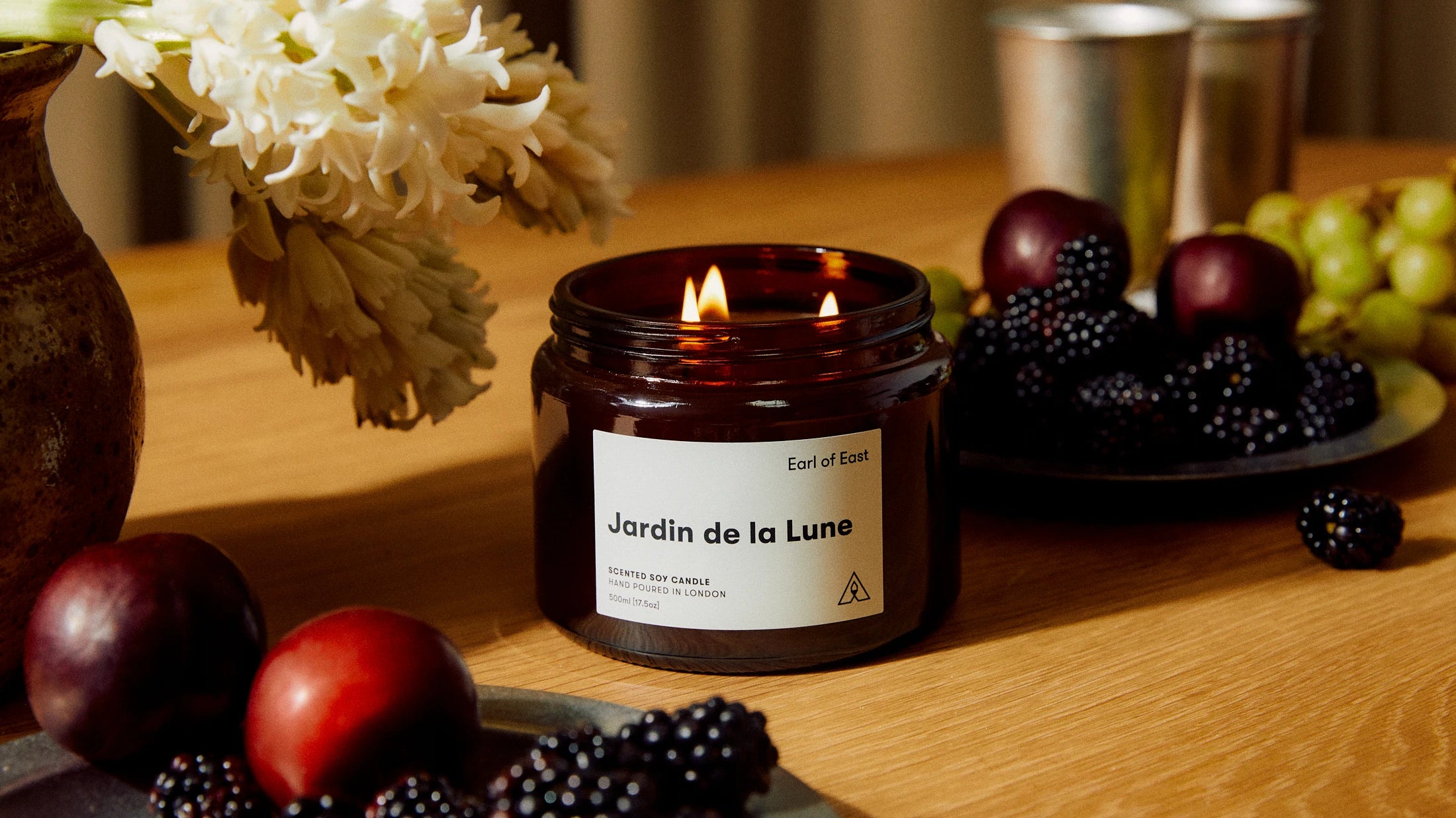 Jardin De La Lune | Large Soy Wax Candle | 500ml | by Earl of East - Lifestory
