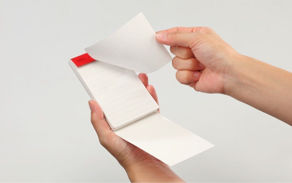 Editor's Memo Pad - Ruled | Red | by Stalogy - Lifestory