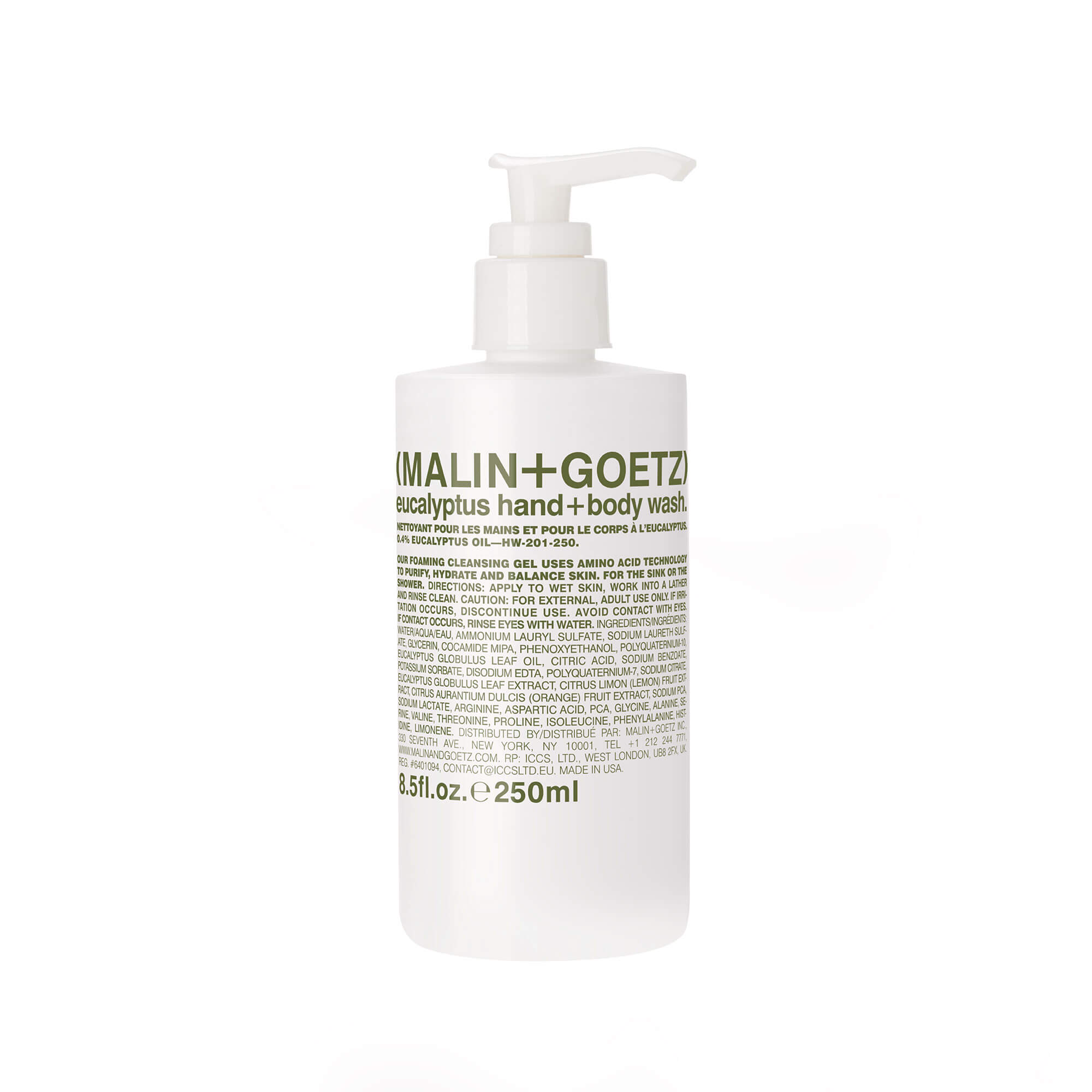 Eucalyptus Hand & Body Wash | Foaming Gel | by Malin+Goetz - Lifestory