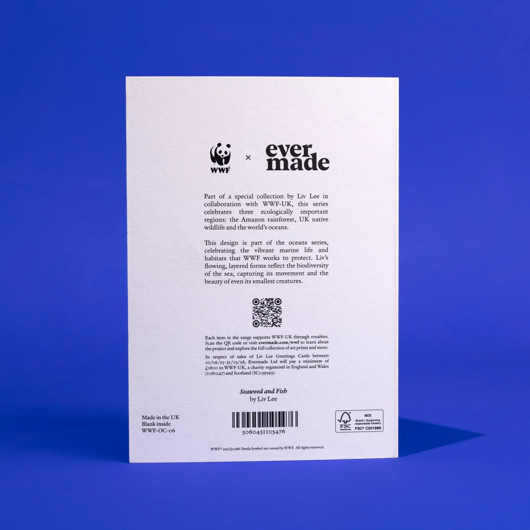 Cornflowers WWF Card | Blank | by Evermade
