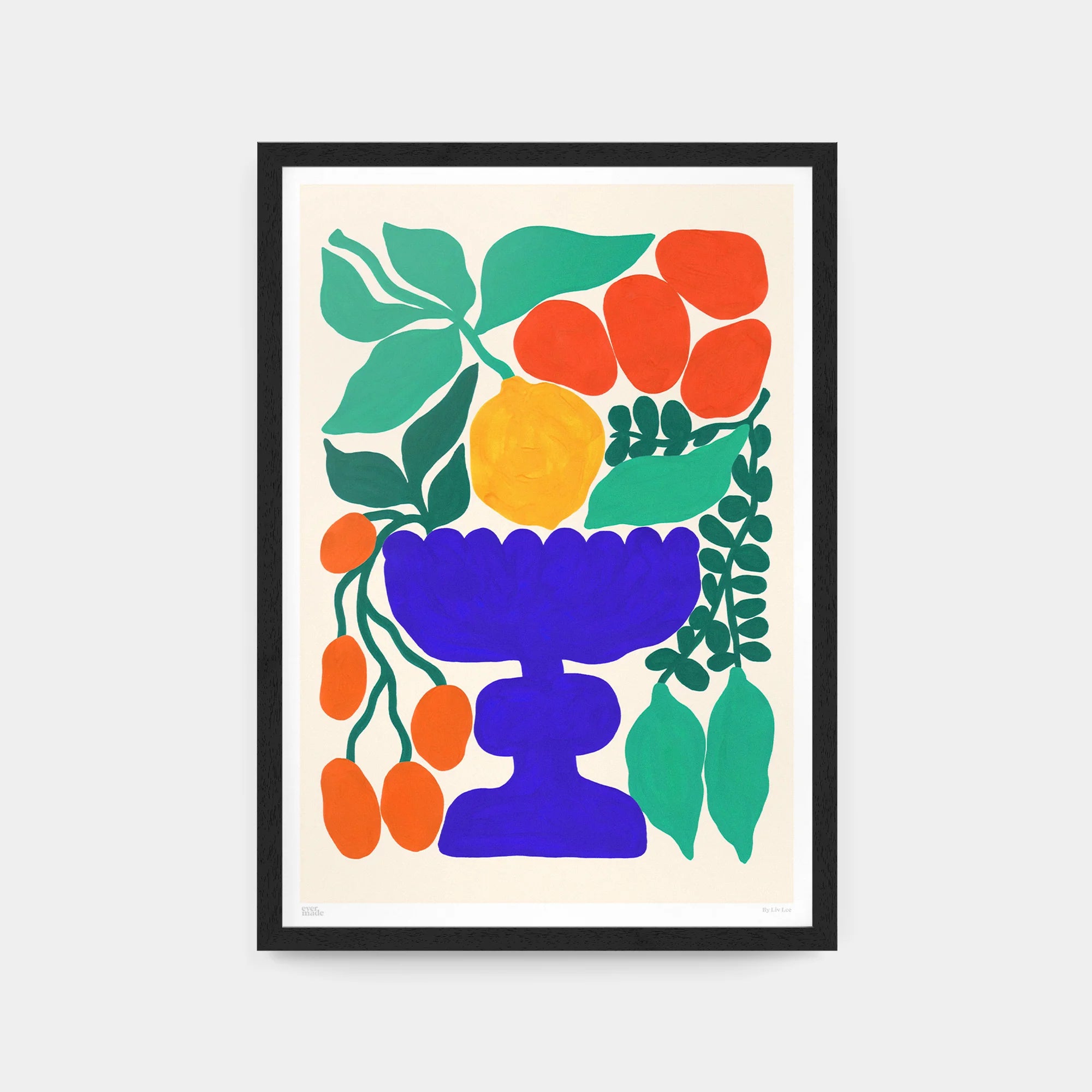 FRAMED Fruit Bowl Print | A3 | by Evermade - Lifestory