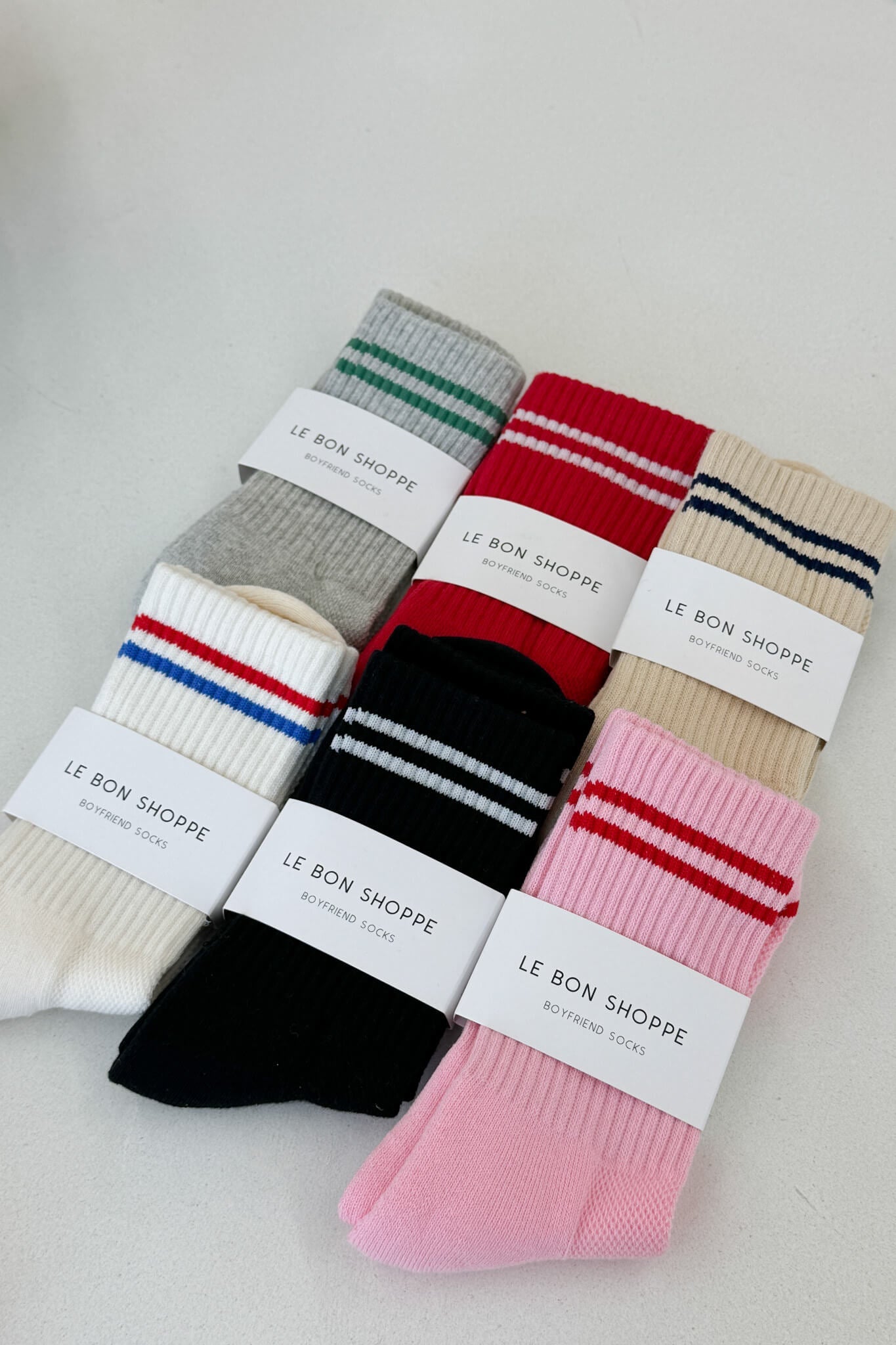 Boyfriend Socks | Red | by Le Bon Shoppe - Lifestory
