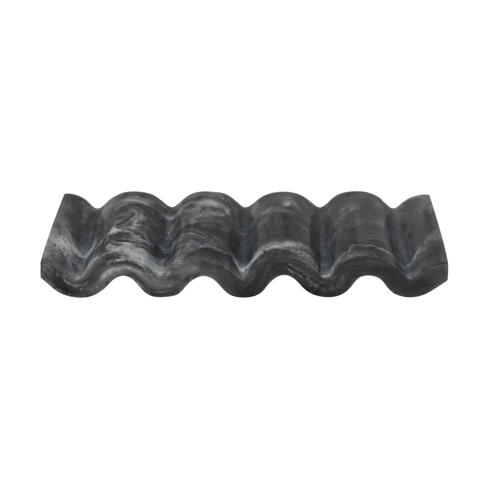 Ferm Living 'Mist' Soap Dish in Marbled Resin - Lifestory