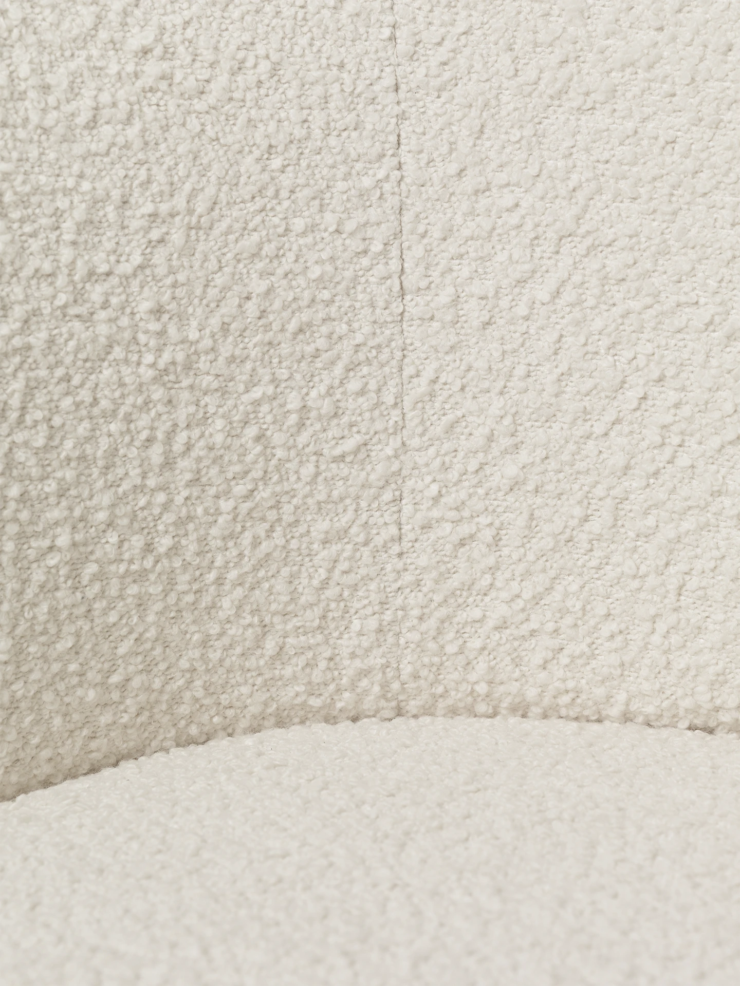 Ferm Living Rico Divan - Off White Nordic Boucle fabric swatch