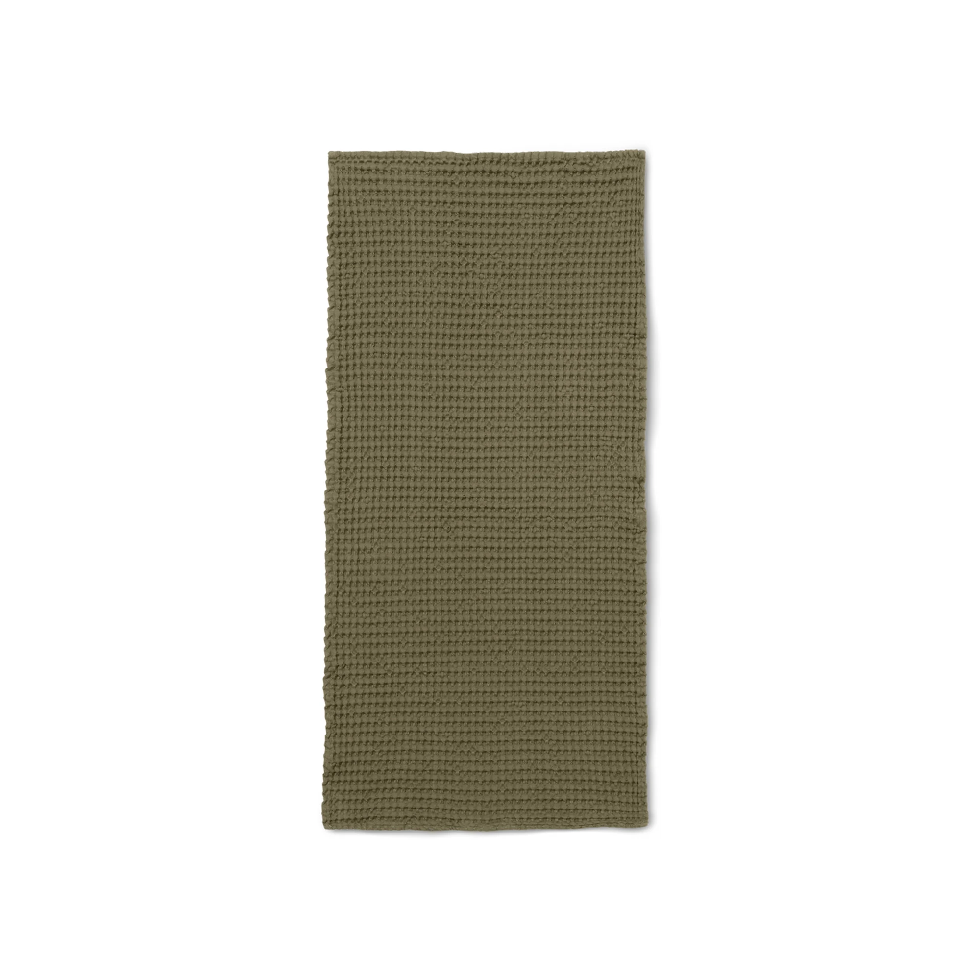 Ferm Living Organic Cotton Hand Towel in Olive - Lifestory