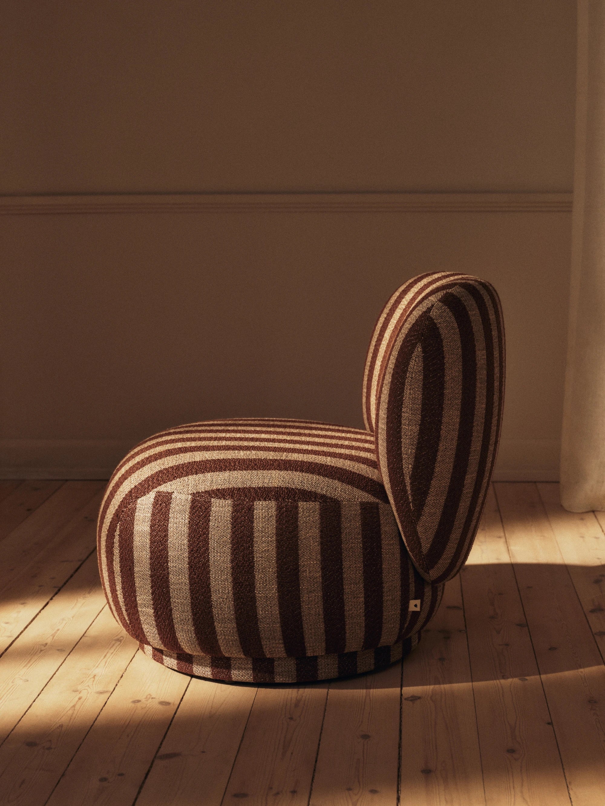 Ferm Living Rico Piccolo Chair with Static or Swivel Base - Lifestory